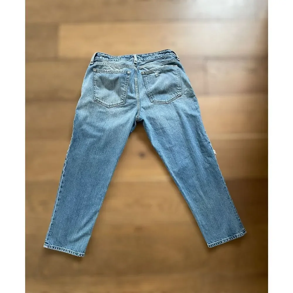 Abercrombie & Fitch Ames Low Rise Slim Boyfriend Jean